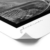 zwarte en witte wijn twee poster (Hoek)