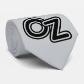  zwarte en witte wizard van Oz Fairy Tale Stropdas (Opgerold)