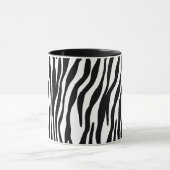 Zwarte en witte Zebra Stripe Mokken (Midden)