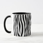 Zwarte en witte Zebra Stripe Mokken (Links)
