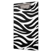 Zwarte en witte Zebrastripes Klembord (Links)