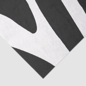 Zwarte en witte Zebrastripes Tissuepapier (Detail)