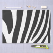Zwarte en witte Zebrastripes Tissuepapier (Craft)