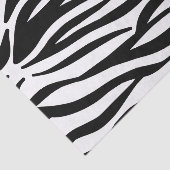 Zwarte en witte Zebrastripes Tissuepapier (Detail)