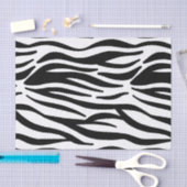 Zwarte en witte Zebrastripes Tissuepapier (Craft)