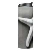 Zwarte en Witte Zeester Thermosbeker (Gedraaid links)