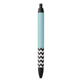 Zwarte en witte zigzag Patroon, Chevron, blauw Inkt Pen