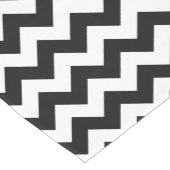 Zwarte en witte zigzag Patroon, Chevron, Roze Medium Tafelloper (Hoek)