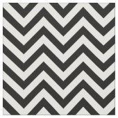 Zwarte en witte zigzag Stripes Chevron Pattern Stof (Close Up)