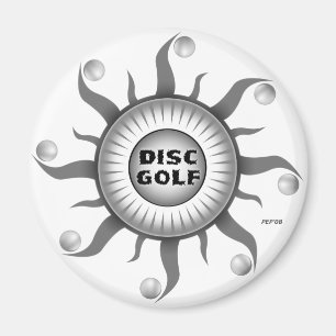 Zwarte en witte zon magneet