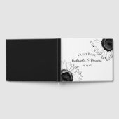 Zwarte en witte zonnebloemen Weddenschap Gastenboek (Volledig)
