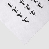 Zwarte en witte zwanen tissuepapier (Detail)