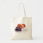 Zwarte en witte zwanen tote bag (Voorkant)