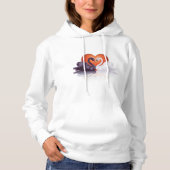 Zwarte en witte zwanen Vrouwen Hoodie (Voorkant)