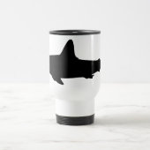 Zwarte en witte zwemhaai reisbeker (Center)