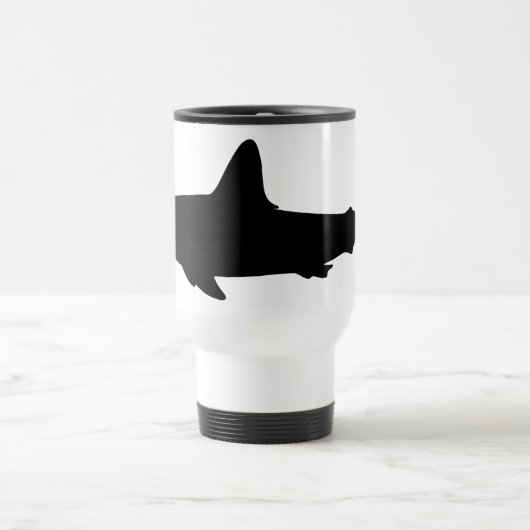 Zwarte en witte zwemhaai reisbeker (Center)
