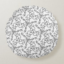 Zwarte en Witte Zwemmen Ronde Pijl