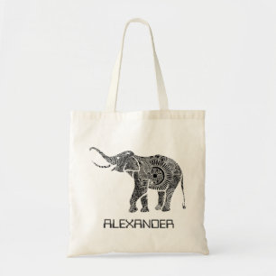  zwarte en witte zweven - Aangepaste Tex Tote Bag