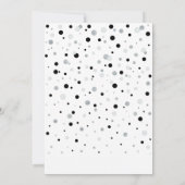 Zwarte en zilverballonnen | Het is een Jongen Baby Kaart (Achterkant)