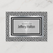 Zwarte en zilveren Bachelor-partijkaart Plaatskaartje (Voorkant)