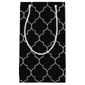 Zwarte en zilveren cadeautas (Voorkant)