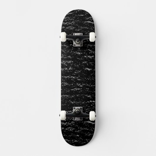 Zwarte en zilversteen skateboard (Voorkant)