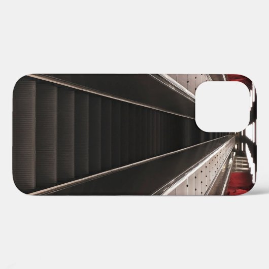 ZWARTE ESCALATOR ZONDER MENSEN Case-Mate iPhone CASE (Achterkant (horizontaal))