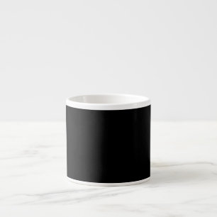 Zwarte Espresso Mok Minimalistische Keramische Kof