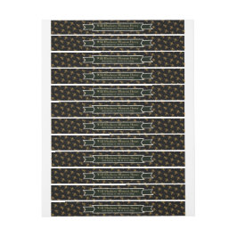 Zwarte Etiket voor bijenkolonie Honey Jar-deksella