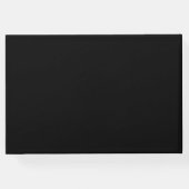 Zwarte Eucalyptus groen bruiloft Gastenboek (Achterkant)