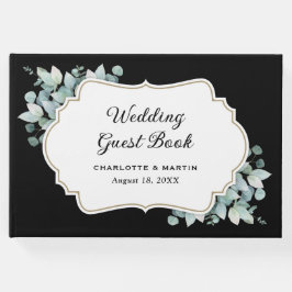 Zwarte Eucalyptus groen bruiloft Gastenboek