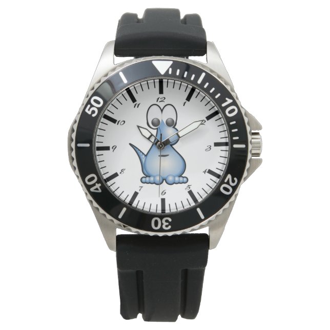 Zwarte eWatch Horloge (Voorkant)