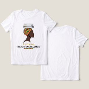 Zwarte Excellentie Dragen - Kente Hoofddoek Boeken Tri-Blend Shirt