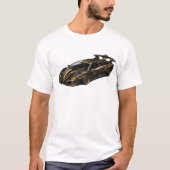 Zwarte Exotische Hypercar — BV-LCB T-shirt (Voorkant)