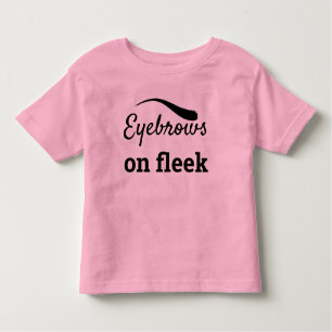 Zwarte Eyebrows op Fleek Trendy Flawless Style, ZF Kinder Shirts