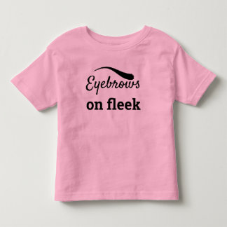 Zwarte Eyebrows op Fleek Trendy Flawless Style, ZF Kinder Shirts
