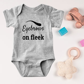 Zwarte Eyebrows op Fleek Trendy Flawless Style, ZF Romper