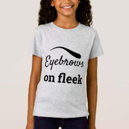 Zwarte Eyebrows op Fleek Trendy Flawless Style, ZF T-shirt