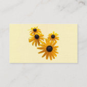 Zwarte Eyed Susans Hart Visitekaartje (Achterkant)