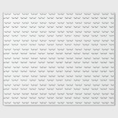 Zwarte Eyelashes Cadeaupapier (Vlak)