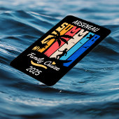 Zwarte Familie Cruise Vakantie PERSONALISEREN Magneet
