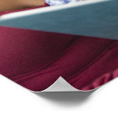 Zwarte familie lezen boek bij elkaar poster (Hoek)