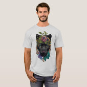 Zwarte fanter in ventilator T-shirt (Voorkant volledig)