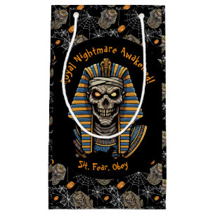 🖤 Zwarte Farao Mummy Gift Bag 🎃👑 Klein Cadeauzakje