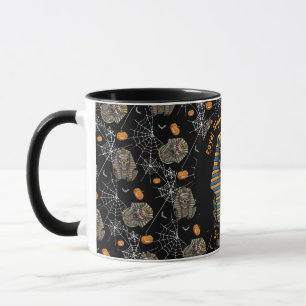 🖤 Zwarte Farao Mummy Mok 🎃☕👑