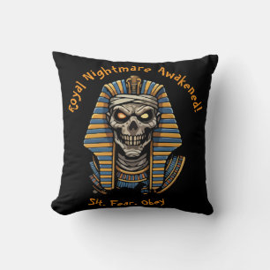🖤 Zwarte Farao Mummy Sierkussen 🎃👑