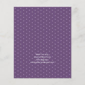 Zwarte Fee Verjaardag Fairycore Paars Goud (Achterkant)