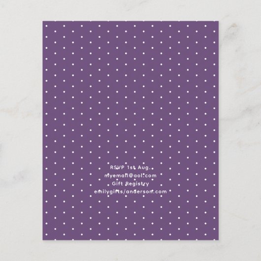 Zwarte Fee Verjaardag Fairycore Paars Goud  (Achterkant)