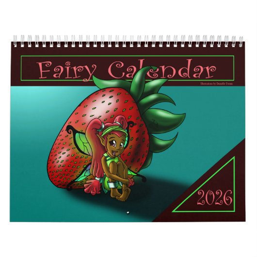 Zwarte feeën 2026 kalender (Hoes)