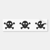 Zwarte feelhuid bumpersticker (Voorkant)